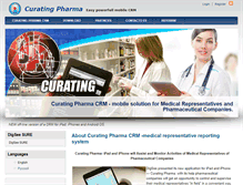 Tablet Screenshot of curating.com