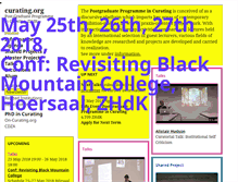 Tablet Screenshot of curating.org